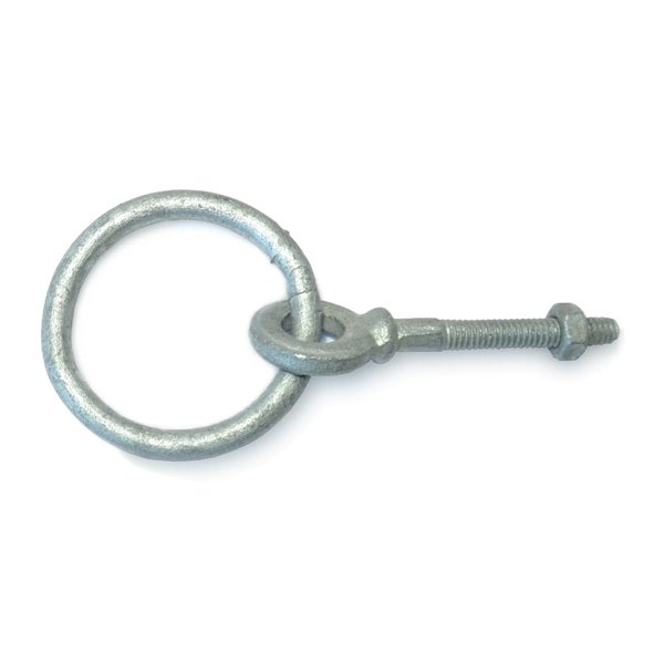 Midwest Fastener Eye Bolt 1/4"-20, Steel, Galvanized 54609